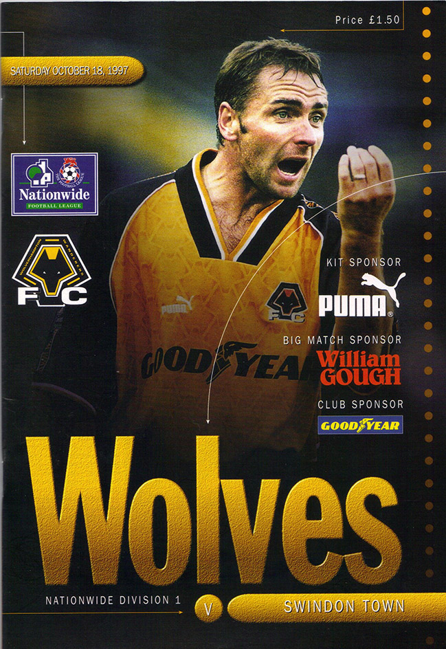 <b>Saturday, October 18, 1997</b><br />vs. Wolverhampton Wanderers (Away)